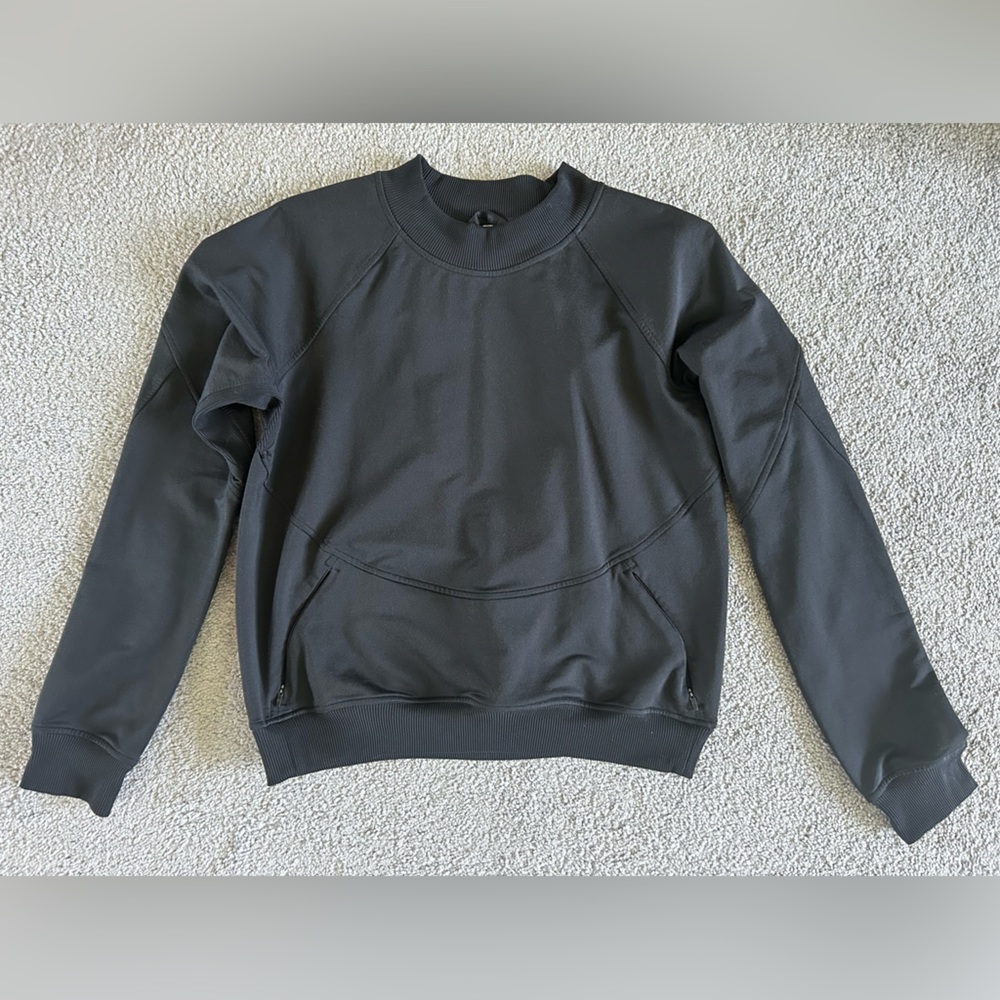 Lululemon City Sweat Crew - Black - Size 4